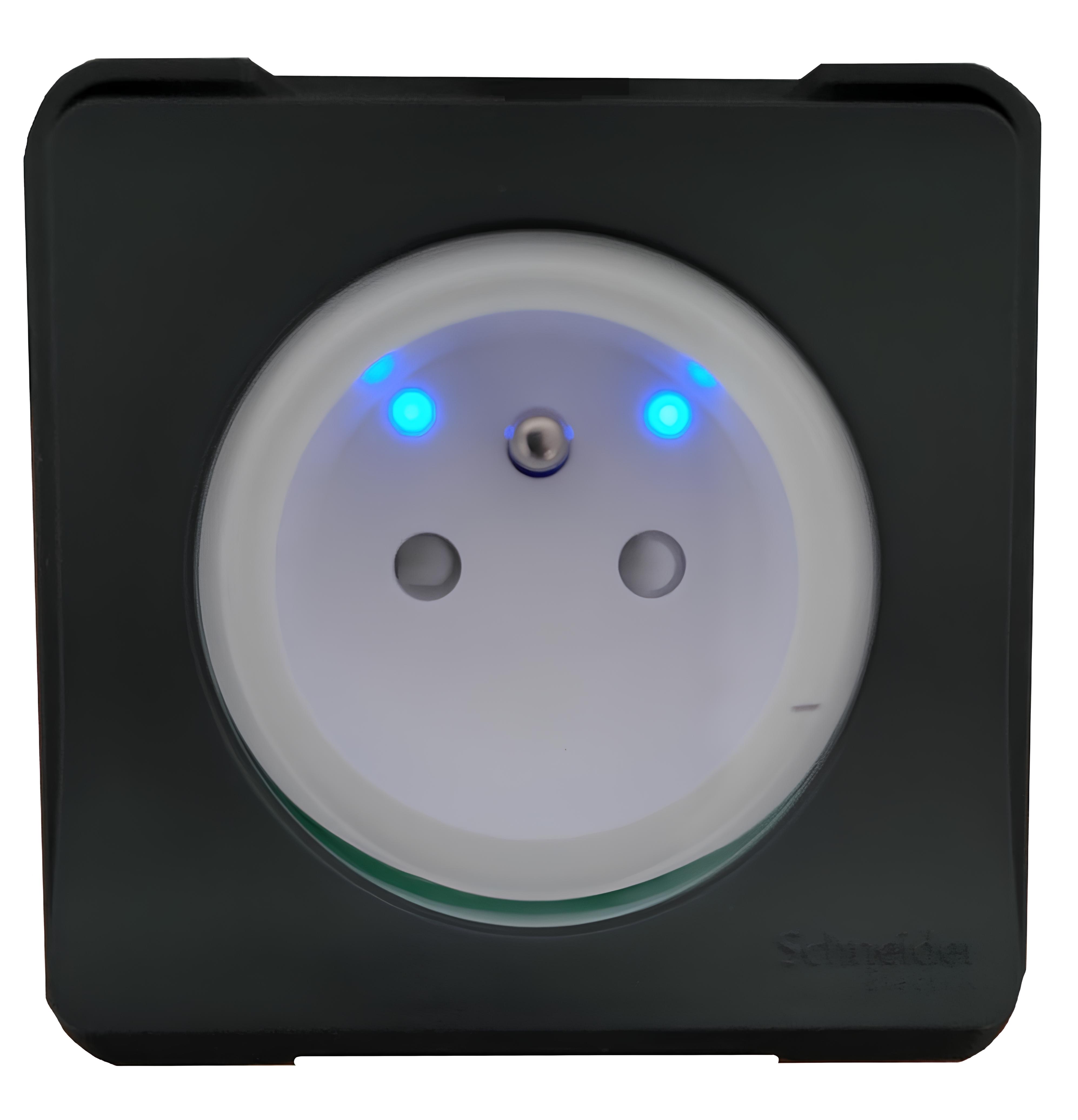 Prise Mureva avec voyants lumineux intégrés